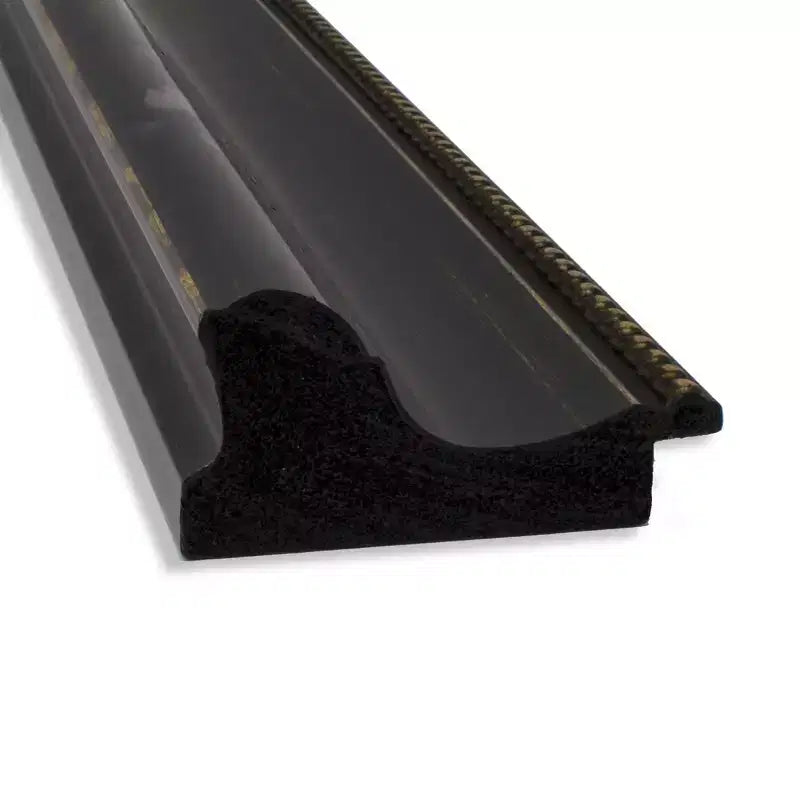 Specchio da parete rettangolare moderno 41" x 29" senza smusso – Cornice in polistirene color bronzo brunito
