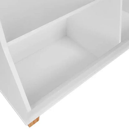 Organizzatore di giocattoli per bambini con contenitori e libreria