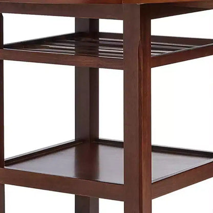Tavolo da pranzo rotondo in legno di ciliegio da 40" – Base a piedistallo classica