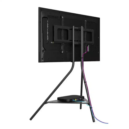 Supporto TV da terra a treppiede per TV fino a 65" – Girevole e con gestione cavi