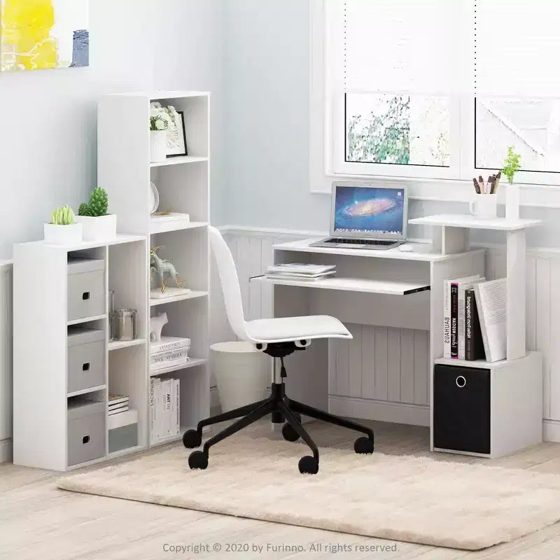 Libreria aperta reversibile a 5 cubi – Legno composito di grado CARB