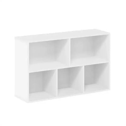 Libreria aperta reversibile a 5 cubi – Legno composito di grado CARB