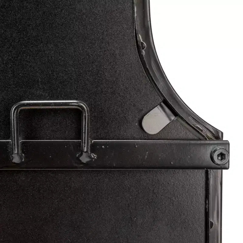 Specchio da Parete con Cornice ad Arco in Ferro – 61 cm L x 80 cm A, Montaggio a Parete
