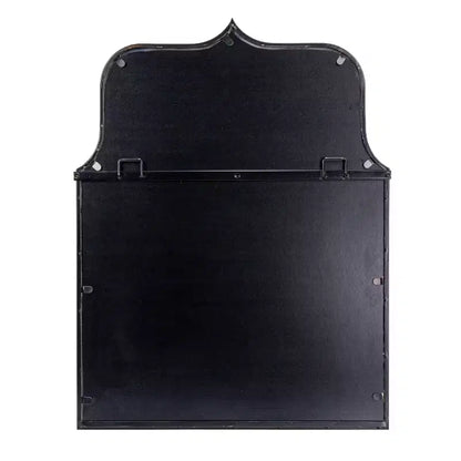 Specchio da Parete con Cornice ad Arco in Ferro – 61 cm L x 80 cm A, Montaggio a Parete