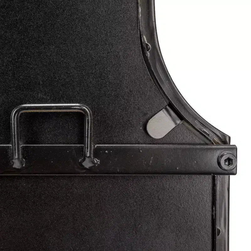 Specchio da Parete con Cornice ad Arco in Ferro – 61 cm L x 80 cm A, Montaggio a Parete
