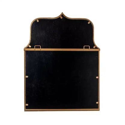 Specchio da Parete con Cornice ad Arco in Ferro – 61 cm L x 80 cm A, Montaggio a Parete