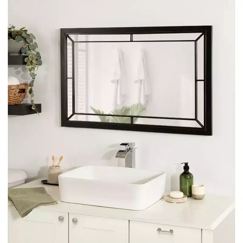 Specchio da parete rettangolare Audubon 24 x 36