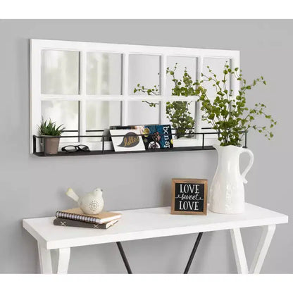 Specchio da parete funzionale con cornice moderna – Ingresso, bagno e soggiorno